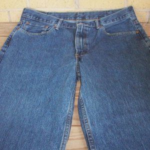 Levi Strauss 550 W38 L 36 Denim Jeans Relaxed Straight